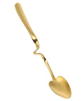 V Shape Hanging Coffee Spoon 304 Stainless Steel Gold Cup Ladle For Coffee And Tea Kitchen Accessory With Hanging Hook Stainless Steel Spoon