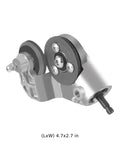 Drill Nibbler Sheet Metal Cutter With Titanium Steel Gears For Fast Cutting Action Smooth Slicing, 4.7x2.7 in attachment.