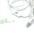 Top Shelf Quality 12 Inch Led Light Strip For Sewing Machines With Slick Touch Dimmer, flexible USB cable and adhesive clips.