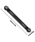 Beefy Front Solid Aluminum Steering Toe Links For RC Cars, 1 Pair, MMX49T01, Compatible With Mini Maxx Models, 69.2mm black aluminum toe link