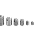 50 Pcs 302 Stainless Steel Inner Thread Self Tapping Thread Inserts Set For Metal Repair And Reinforcement, various sizes