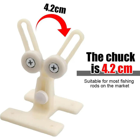 Fishing Rod Repair Kit And Winding Tool For Epoxy Resin Drying With Quick Change Chuck And Multi Speed Clamp Anti Tilt Stand