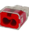 Massive Haul Of Five Thousand No Twist Push In Wire Connectors With Dual Ports For Quick Snap Electrical Splicing Featuring Clear Casings.