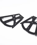 Two Layer Shoe Rack Hinges For Shoe Cabinet And Drawer Use Cold Rolled Steel Construction Black Metal Pieces on White Background