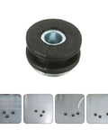 Two Pack Motorcycle Grommet Kit With Rubber Grommets And Alloy Shock Absorption Rings For Serious Anti Vibration Comfort, Quick Install, Long Distance Riding Confidence, Smoother, Quiet, And More Durable Performance. rubber motorcycle grommet with alloy insert