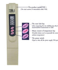 3 In 1 TDS EC Temperature Water Tester With Backlit LCD And Auto Lock 0 To 9999 PPM Range Pro Grade Water Quality Meter close-up