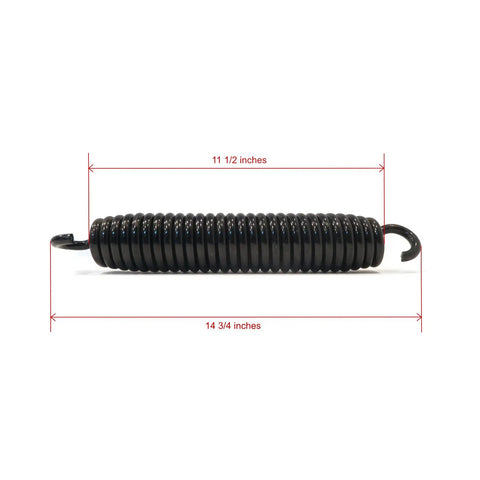 Snow Plow Trip Spring Eyebolt Kit For Western Fisher SnowEx Blizzard 23039 1302205 Includes Trip Spring Eyebolt Nuts And Lock Washer Ideal For Easy Install And Reliable Blade Lift. black 14-3/4 in trip spring with eyebolt