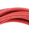 Heavy Duty Rubber Air Hose Fifty Feet Long With Half Inner Bore And Matching Mnpt Ends Oil Resistant Build Yields Three Hundred Psi Pressure Withstands Frost To Scorching Days Prime Shop Gear Built For Daily Grind No Sweat, red hose coils.
