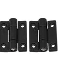 Ball Bearing Door Hinges Heavy Duty 2 Pack Adjustable Torque Damping Hinge With Free Stop Positioning For Indoor Outdoor Doors Black Finish