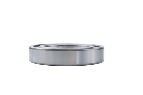 Top Shelf 7011AC Angular Contact Ball Bearing 55X90X18MM side view showcasing open design for heavy duty rotation.