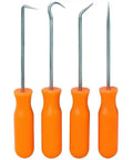 Heavy Duty Mini Precision Pick Hook Set Forged From Hardened Carbon Steel With Square Grip Handle for O Rings and Springs