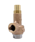 Heavy Duty Beefy Cast Bronze Pressure Relief Valve 1.5 Inch DN40 for steam and oil piping systems maintenance.