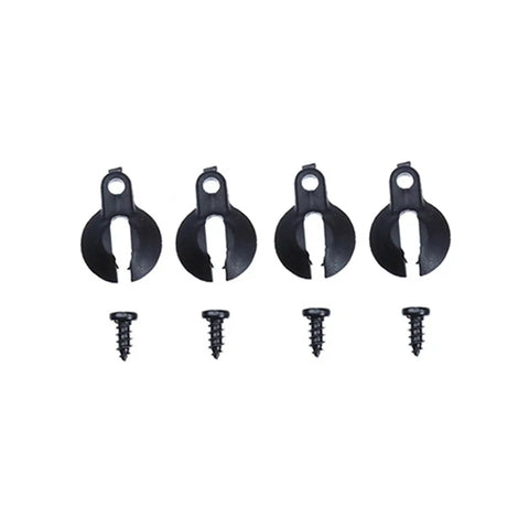 Traxxas RC Light Strips Kit for 1 tenth Crawlers and HSP RC Cars 4 black plastic lamp mounts with screws