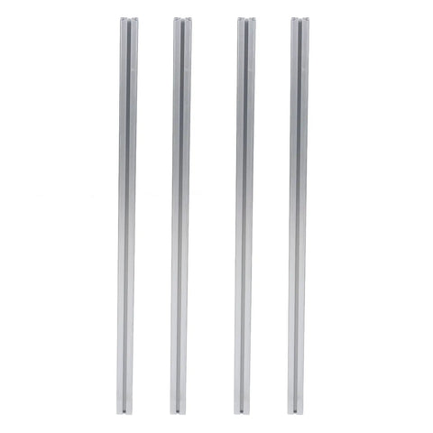 Top Tier 4040 T Slot Aluminum Extrusion Profile Silver Anodized Linear Rail set of four 1000mm 6063-T5 for CNC and DIY projects