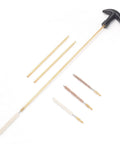 Air Gun Cleaning Kit For.177 And.22 Caliber Pistols And Rifles with rods, brushes, and mops displayed