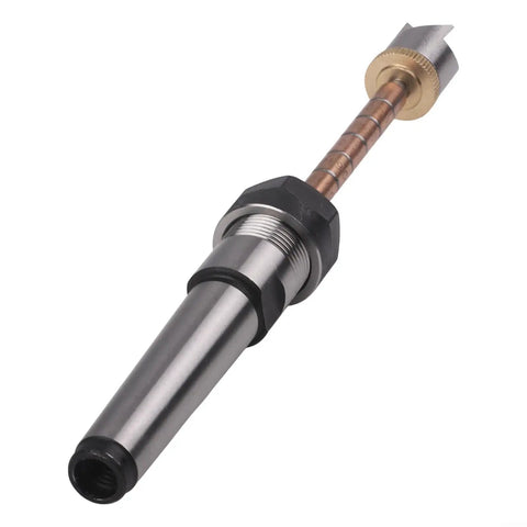 8 Piece Pen Turning Mandrel Kit With 7Mm Drill Bit And Carbon Steel Cutting Shafts for Woodworking Lathes close-up of a cutting shaft