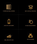 Straight Up Fifty Pack One Quarter Inch Overlay Soft Close Concealed Kitchen Cabinet Hinges For Face Frame Setup With No Sweat Dowels And Premium Satin Nickel Hardware product features infographic, highlighting door panel sizes and durability.