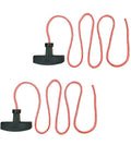 Garage Door Emergency Release Pull Cord With Handle 1 Meter Long Attic Ladder Pull Down Rope 4.5mm Thick Pack Of 2