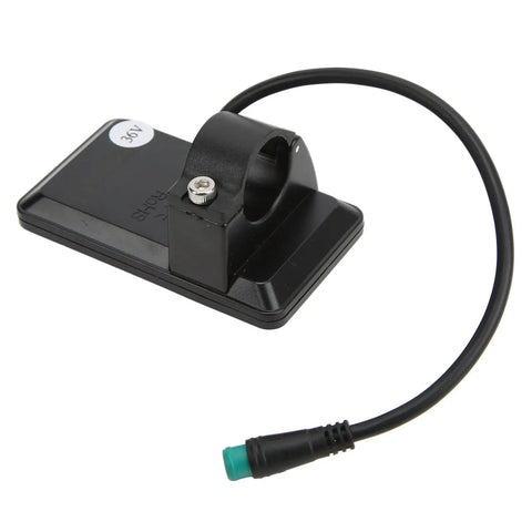 High Contrast LCD Display For E Bikes And Scooters 36V And 48V Battery Meter With 22.2mm Handlebar Fit, Easy Readout Of Real Time Power, Riding Mileage, And Safe Clear Readouts GD01 Compatible