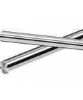 2 Pack 8mm X 150mm Linear Motion Rods Chrome Plated Case Hardened Shaft Guide With Chamfered Ends For Easy Bearing Installation
