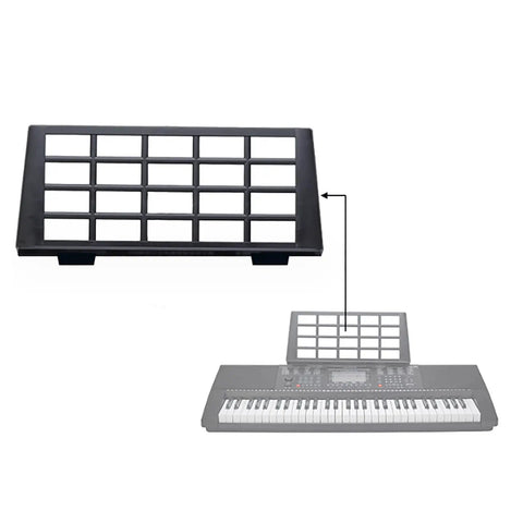 Foldable Metal Keyboard Music Score Stand With Adjustable Tilt For Musicians Lightweight Sheet Holder with keyboard setup