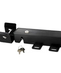 ET24 Electric Gate Lock for DC 24V Swing Gates with keys, showing heavy-duty design for single or dual gate systems.