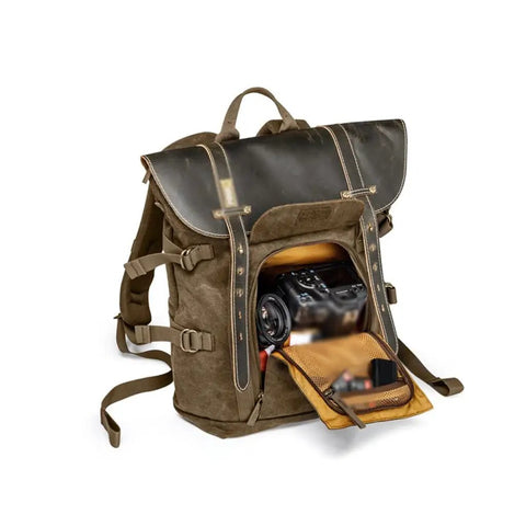 Rugged DSLR Gear Backpack With Lenses And Laptop Sleeve For Outdoor Photography full frame or mirrorless pro camera bag with front access