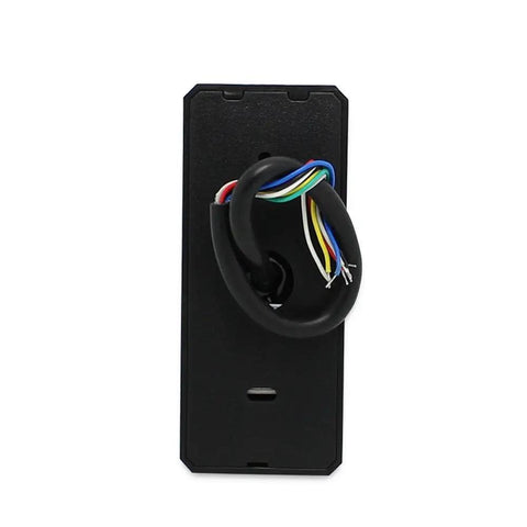 Slim Mini Size Waterproof EM 125KHz RFID Reader With Wiegand 26/34 For Door Access Control Proximity System, Built For Control Boards, Black Color, No Fuss Setup, Weatherproof Build