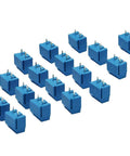 60 Pieces 5mm Pitch 2 Pin And 3 Pin PCB Mount Screw Terminal Block Connectors For Arduino Great For DIYers blue connectors