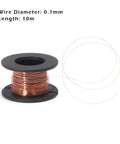 0.1mm Enamel Copper Soldering Wire Jumpers For Mobile Phones PCs And Laptops Precision PCB Repair Tool Direct Weld Without Scraping Insulation 10 Meters Long Ideal DIY And Pro Tech Repairs spool