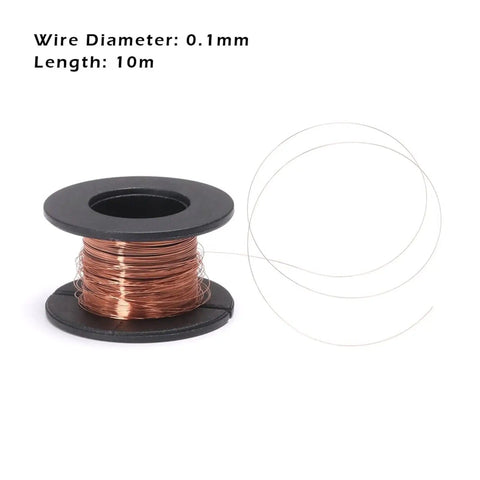 0.1mm Enamel Copper Soldering Wire Jumpers For Mobile Phones PCs And Laptops Precision PCB Repair Tool Direct Weld Without Scraping Insulation 10 Meters Long Ideal DIY And Pro Tech Repairs spool