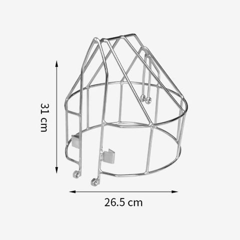 Outboard Propeller Protective Cover And Safety Guard For 12 HP Engines, Heavy Duty Stainless Steel, Easy Fit, No Drill