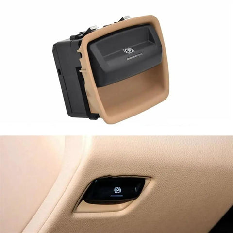 Rock Solid Electronic Parking Brake Actuator Switch For Porsche Panamera 2010 To 2016, showing button and mount design.