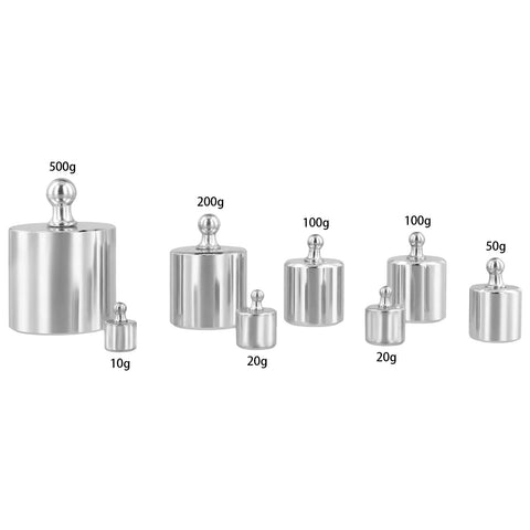 Pro Grade Calibration Weight Set for Digital Balances and Jewelry Scales, 2000g Total, 16-Piece Gram Weights Range 10g-500g, M2 Class