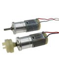 Two 24mm 280 Planetary Gearbox For DC 6V 12V Motors 480 RPM Beefy Torque Reducer With 19 To 1 Gear Ratio Electronic Starter DIY Friendly Precision Gearbox For Robotics RC Cars And Hobby Projects