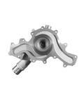 Front view of Engine Water Pump For GM And Most Vehicles Leak Free Performance With Coated Seals And Heat Treated Shafts Built Tough