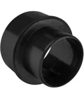 4 Inch To 3 Inch Dust Collection Reducer Adapter For Workshops, converts standard 4-inch dust hose to 3-inch line, black, ABS