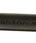 Open End Wrench One Half Inch By Nine Sixteen Inch, Slim Profile, 15 Degree Angled Heads, Heavy Duty Alloy Steel, Black Finish, Made in USA