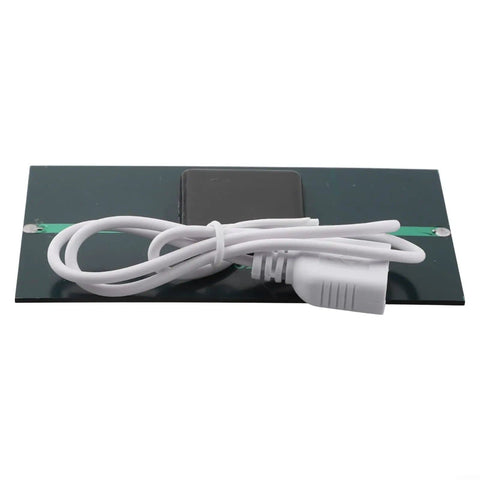 Back view of Portable 3W 6V Solar Panel With USB Output for Outdoor Adventures Monocrystalline Efficiency Works in Low Light