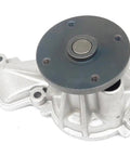 Upgrade Your Ride With This Heavy Duty Engine Water Pump For Kia Soul 2012 Through 2019 2.0L L4 Cooling Replacement, showing silver metal design.