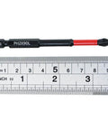 Phillips PH2 magnetic anti-slip screwdriver bit with red shank, 3-1/2 in length, TS2