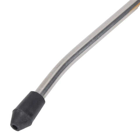 Interchangeable tip for Rock Solid Pneumatic Air Blow Gun with ergonomic design, ideal for cleaning sawdust off surfaces.