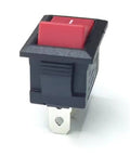 2 Pin 2 Position ON/OFF Switch For Marine Auto Panels, 10A At 125V And 6A At 250V, Great For Boats Cars Trucks And DIY Power Control; Perfect For Lights, Appliances, Generator, Coffee Pot, Vacuum, TV, Speaker, Water Dispenser With Durable Terminals And, red rocker switch with single metal terminal