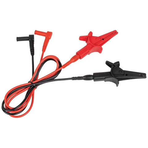 Alligator Clip Test Leads 3 Foot Heavy Duty Banana Plug Replacement Leads For Multimeters And Clamp Meters, Ideal For Insulation Resistance Testing And Verification Ready, red and black