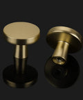 Gold Cabinet Knobs 30 Pack Brushed Brass Zinc Alloy Drawer Knobs For Kitchen Cabinets And Dressers 32mm Diameter