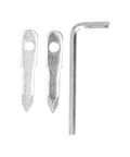 Heavy Duty Adjustable Twist Hole Saw Kit With HSS Knives For Drilling Custom Circles In Cork MDF And Hardwood Up To Seven Inches Wide Plus Four Inch Depth Cut Perfect For Serious DIY Garage Projects, HSS knives and Allen wrench