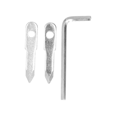 Heavy Duty Adjustable Twist Hole Saw Kit With HSS Knives For Drilling Custom Circles In Cork MDF And Hardwood Up To Seven Inches Wide Plus Four Inch Depth Cut Perfect For Serious DIY Garage Projects, HSS knives and Allen wrench