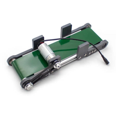 Electric Desktop Conveyor Belt With Adjustable Speed From 0 To 116 RPM 100 By 350 mm Belt for experiments and lab practice