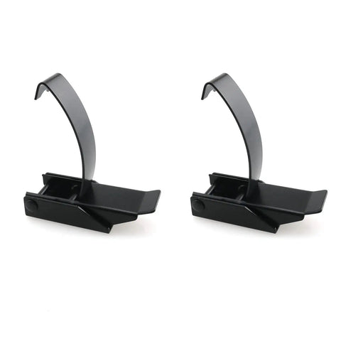 304 Stainless Steel Draw Toggle Latches With Spring Loaded Hooks, Heavy Duty Beef Black Hasps Built Like A Tank For Cabinets Doors Boxes. Set of 2 latches.