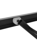 Built Tough Electric Scissor Lift Table Hauls 140 Lbs And Rises From 10 To 50 Inches Like Butter showing hydraulic pump detail.
